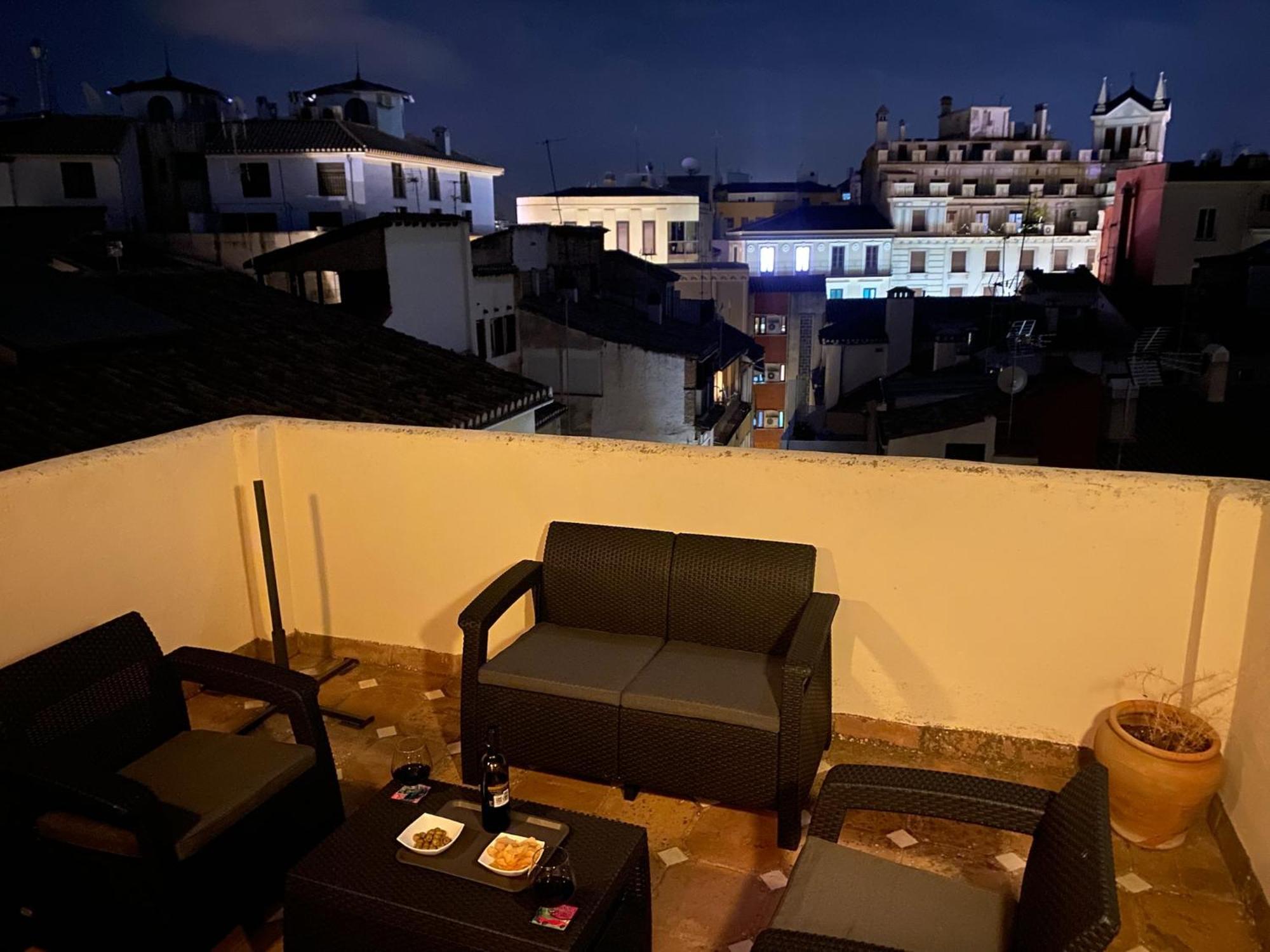 Apartamento Atico Con Vistas En Granada Centro Exterior foto